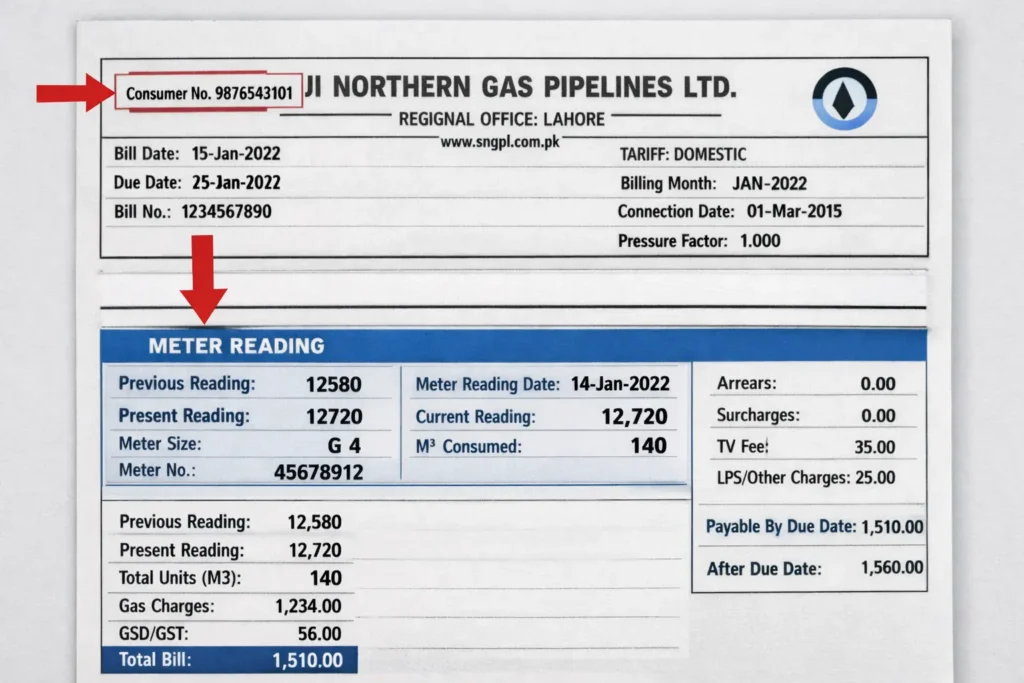 Where Exactly Is the Consumer Number on Your Gas Bill