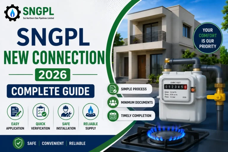 SNGPL New Connection 2026 Complete Guide