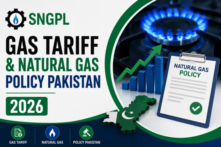 SNGPL Gas Tariff and Natural Gas Policy Pakistan 2026 The Complete Guide
